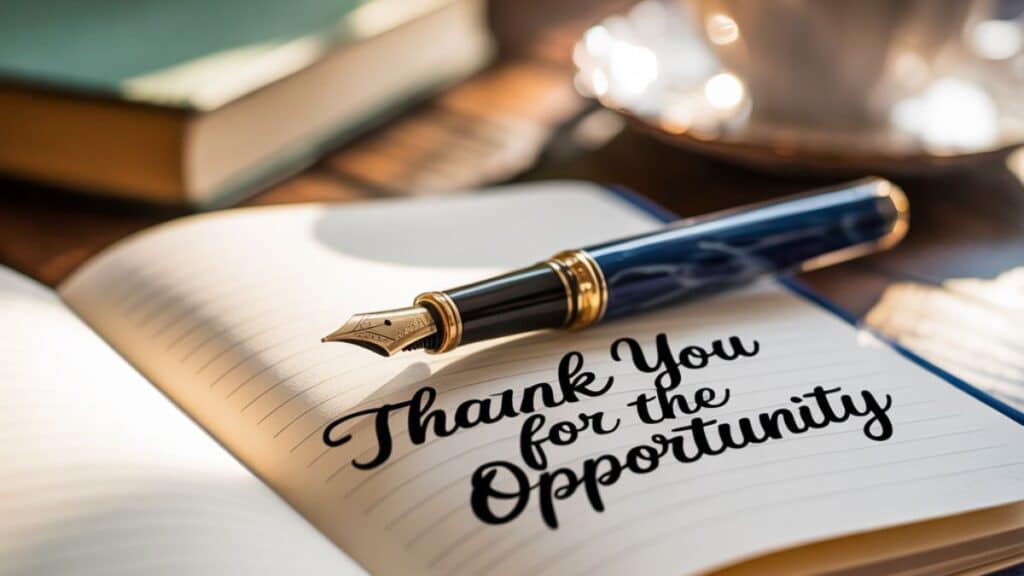 15 Other Ways to Say “Thank You for the Opportunity”