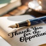 15 Other Ways to Say “Thank You for the Opportunity”