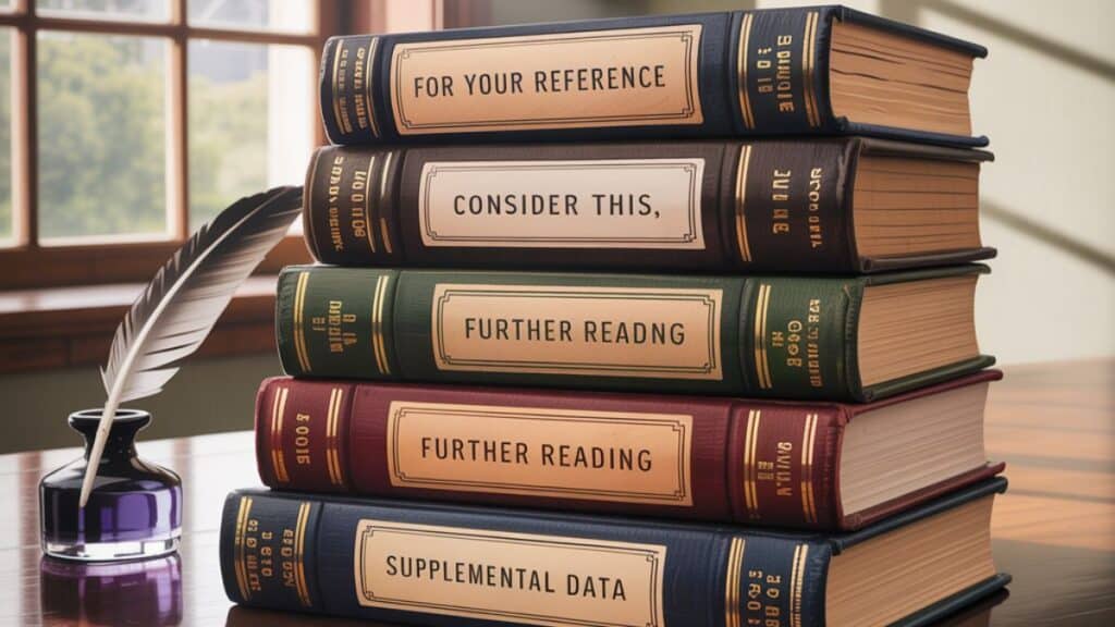 15 Other Ways to Say “For Your Reference”