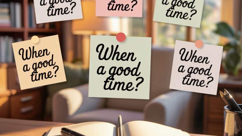 16 Other Ways to Ask “When Is a Good Time”