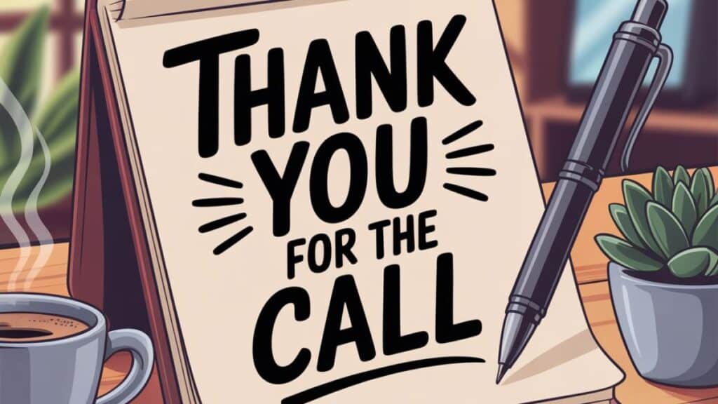 16 Other Ways to Say “Thank You for the Call”