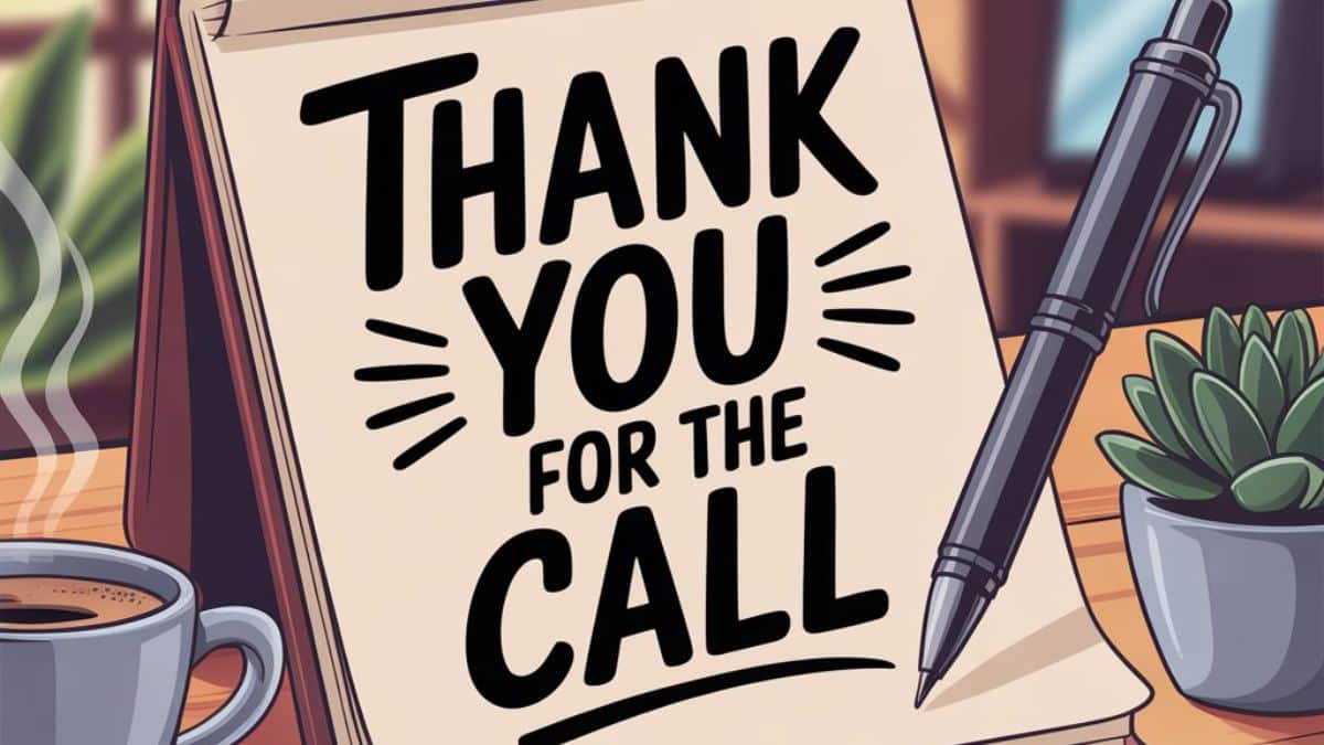 16 Other Ways to Say “Thank You for the Call”