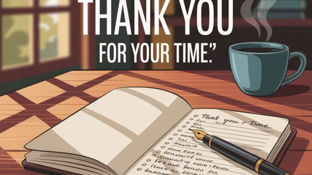 18 Other Ways to Say “Thank You for Your Time”