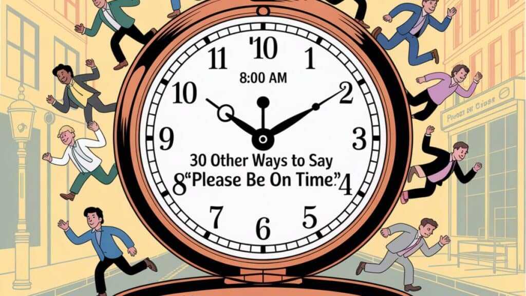 30 Other Ways to Say “Please Be On Time”