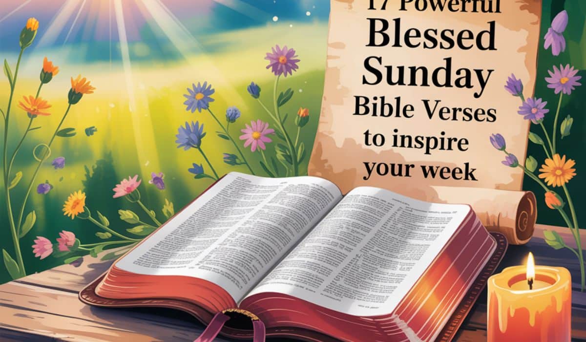 17 Powerful Blessed Sunday Bible Verses to Inspire Your Week
