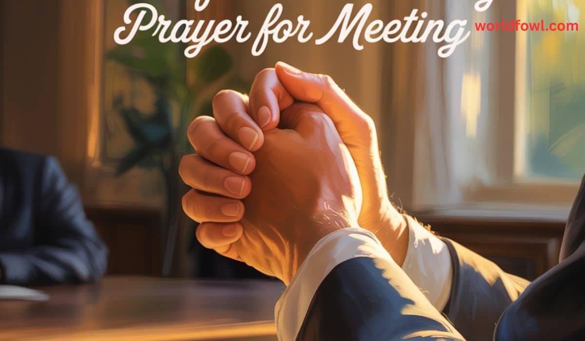 Powerful Short Closing Prayer For Meeting
