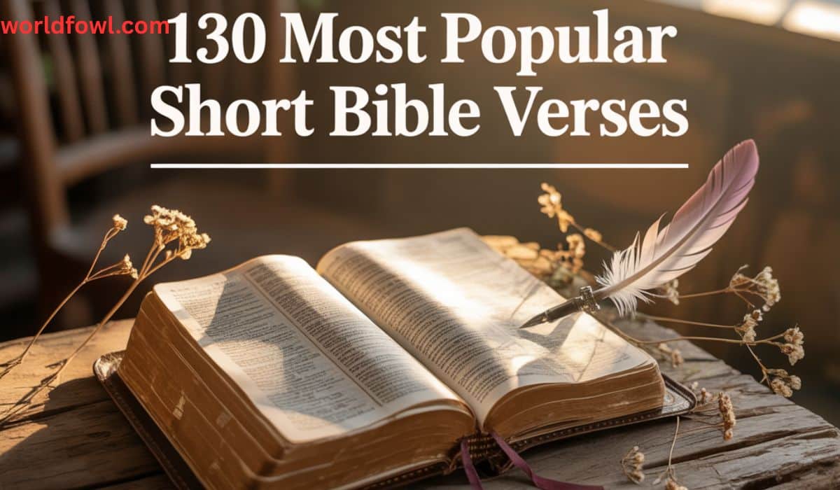 130 Most Popular Short Bible Verses
