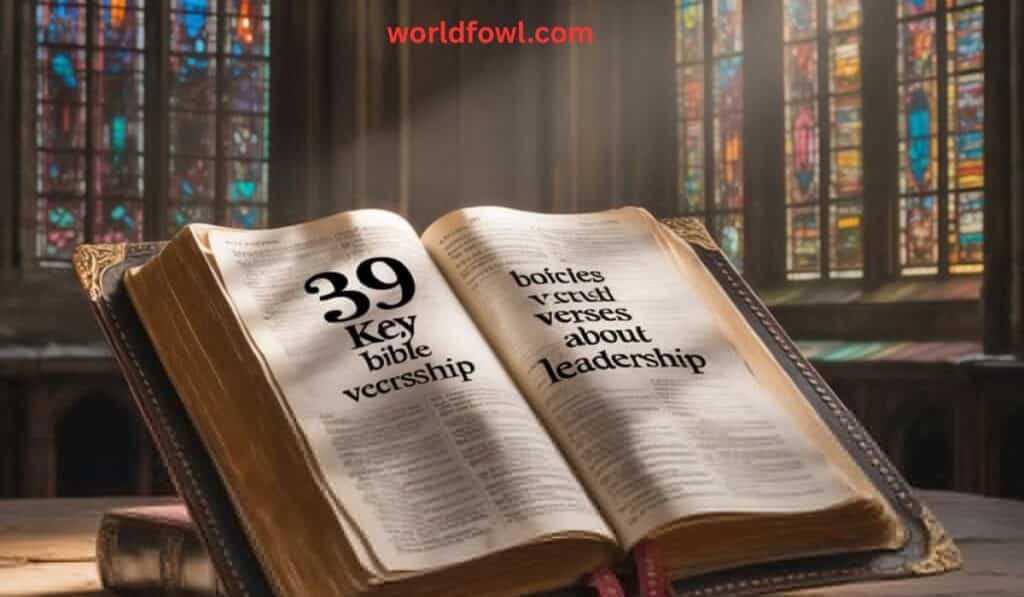 39 Key Bible Verses About Leadership