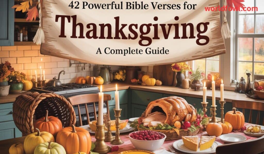 42 Powerful Bible Verses for Thanksgiving A Complete Guide