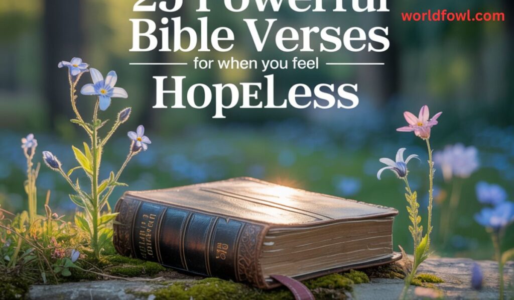 25 Powerful Bible Verses for When You Feel Hopeless