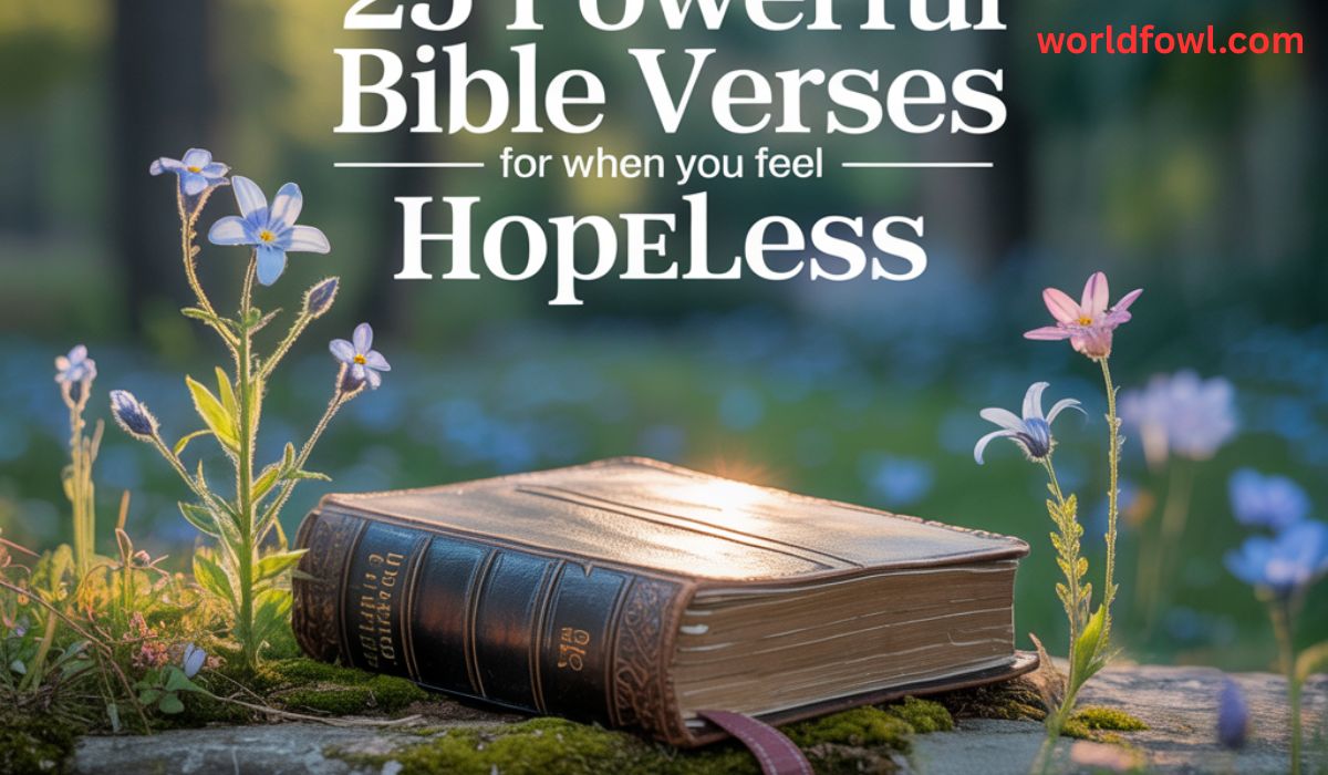 25 Powerful Bible Verses for When You Feel Hopeless