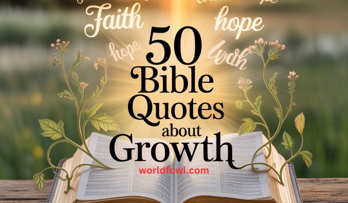 50 Bible Quotes About Growth to Inspire Your Journey