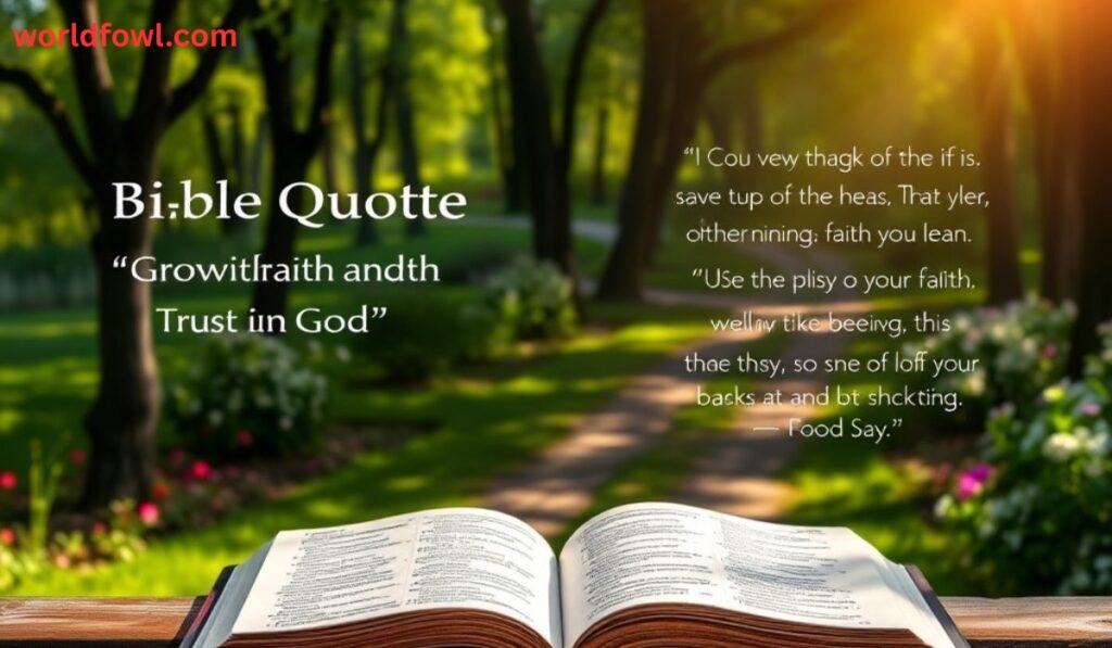 50 Bible Quotes About Growth to Inspire Your Journey