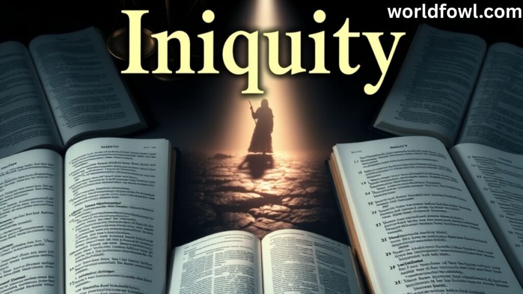 Iniquity in the Bible: What It Means and Why It Matters