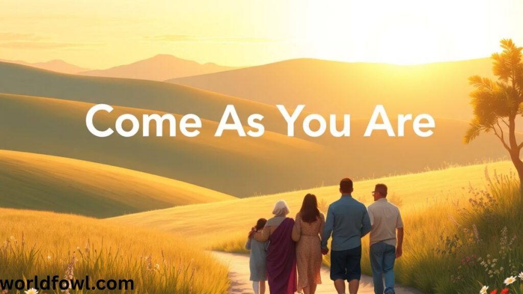 Come As You Are Bible Verse: A Message of God’s Open Invitation