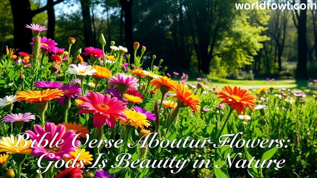 Bible Verses About Flowers: God's Beauty in Nature