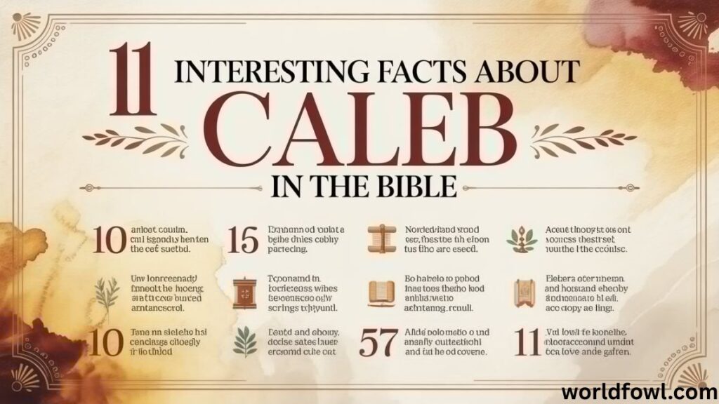 11 Interesting Facts About Caleb in the Bible