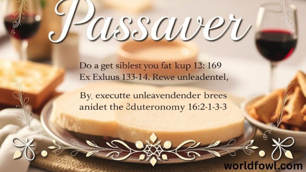 Passover Scripture: Key Bible Verses and Meaning