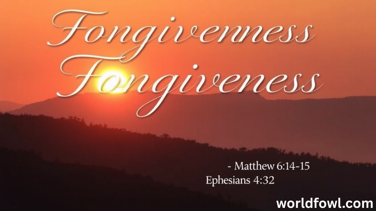 Bible Verses About Forgiving Others Who Hurt You