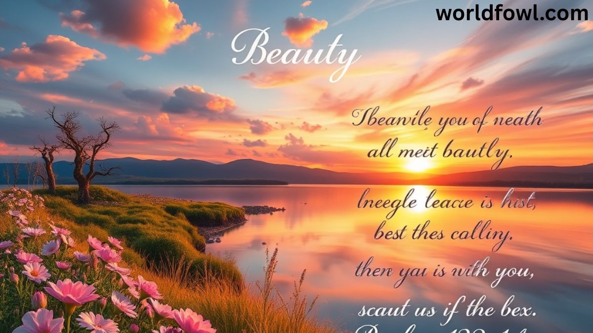 Bible Verses About Beauty