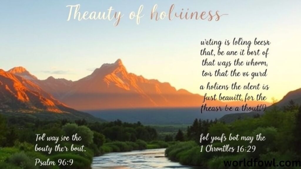 Bible Verses About Beauty