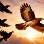 Crows chasing a hawk spiritual meaning