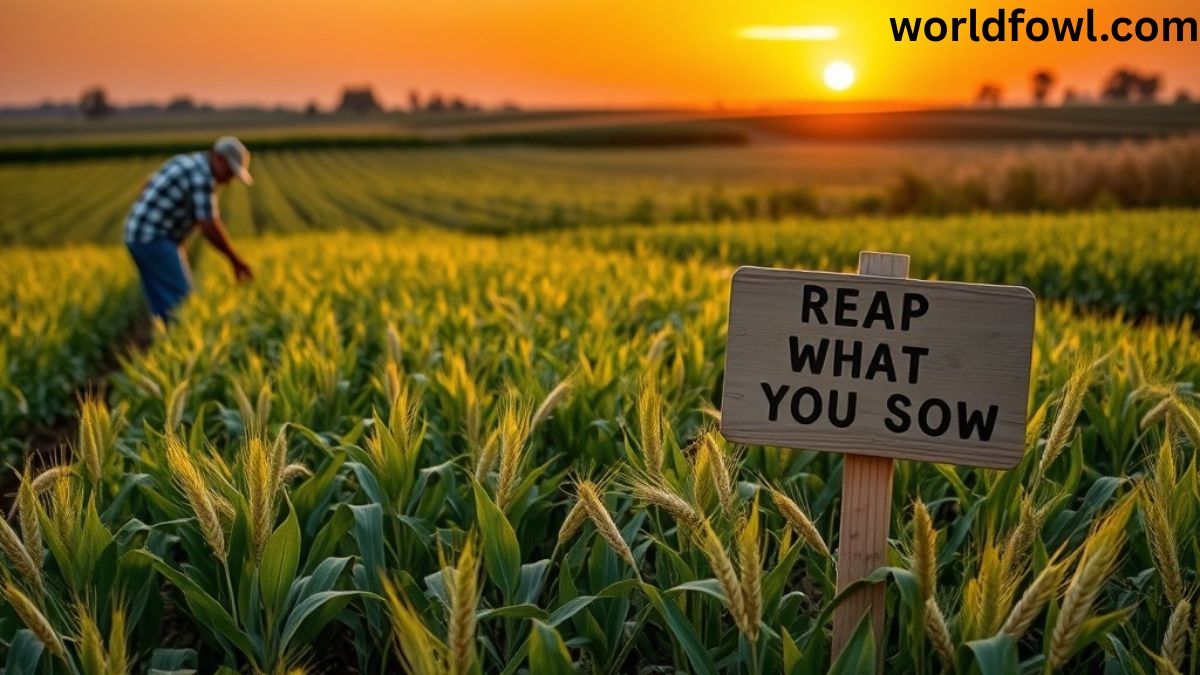 Reap What You Sow: What It Means and Why It Matters