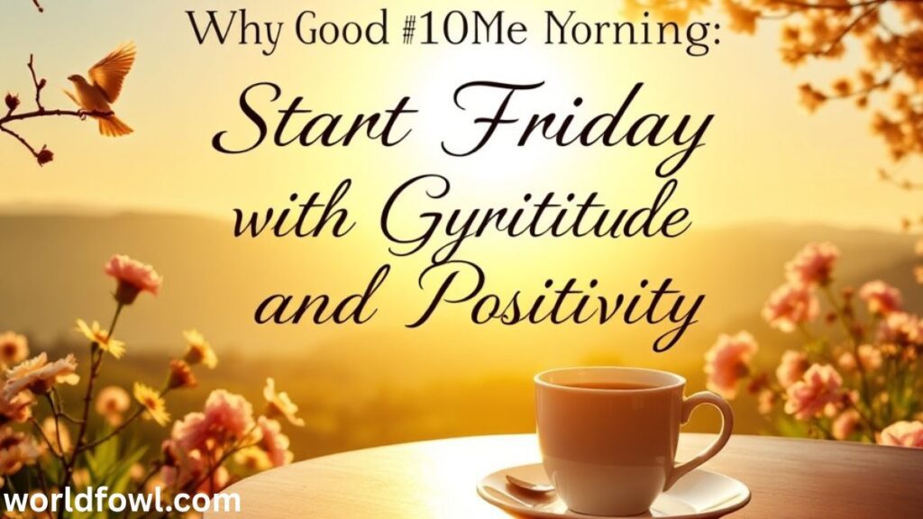 113 Good Morning Friday Blessings & Images to Inspire You