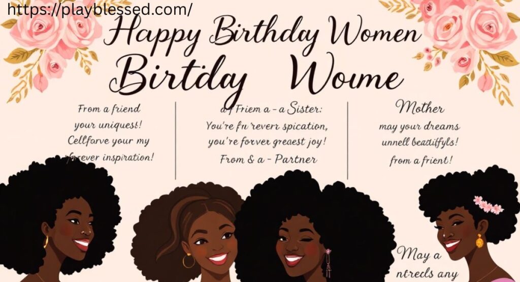 312+ Classy Happy Birthday African American Woman Blessings