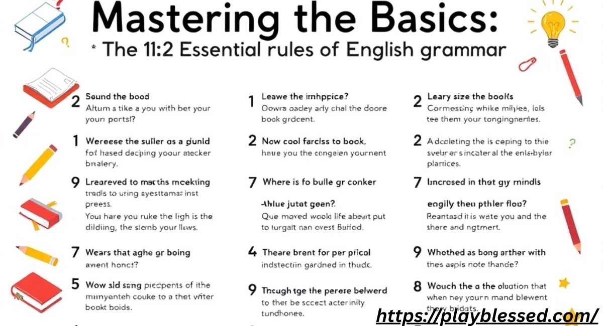 Mastering the Basics: The 12 Essential Rules of English Grammar