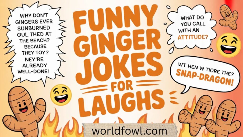 Funny Ginger Jokes for Laughs