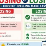 Loosing or Losing: Correct Spelling Made Easy