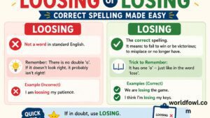 Loosing or Losing: Correct Spelling Made Easy